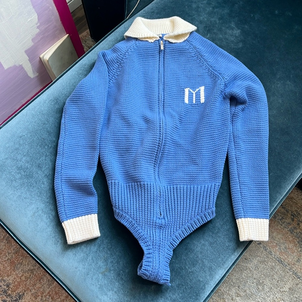 Miu miu knit sweater onesie bodysuit train fw 2020